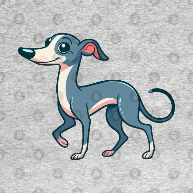 Italian Greyhound Cartoon by fikriamrullah
